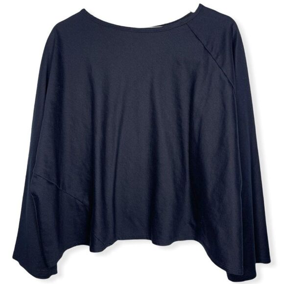 SHAMASK Spiral Long Sleeve Top in Black - Picture 6 of 9